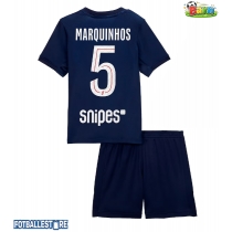Paris Saint-Germain Marquinhos #5 Hjemmedraktsett Barn 2025-26 Kortermet (+ Korte bukser)